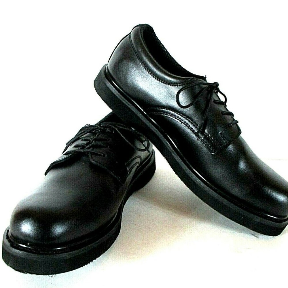 Rhino Black Oxford Postman Work Shoes Mens 13